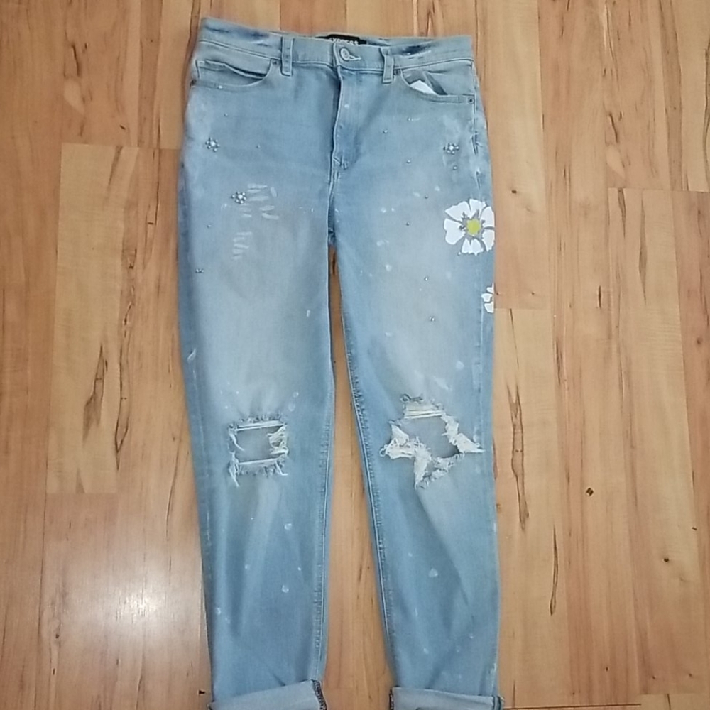 Express girlfriend high rise Jean's